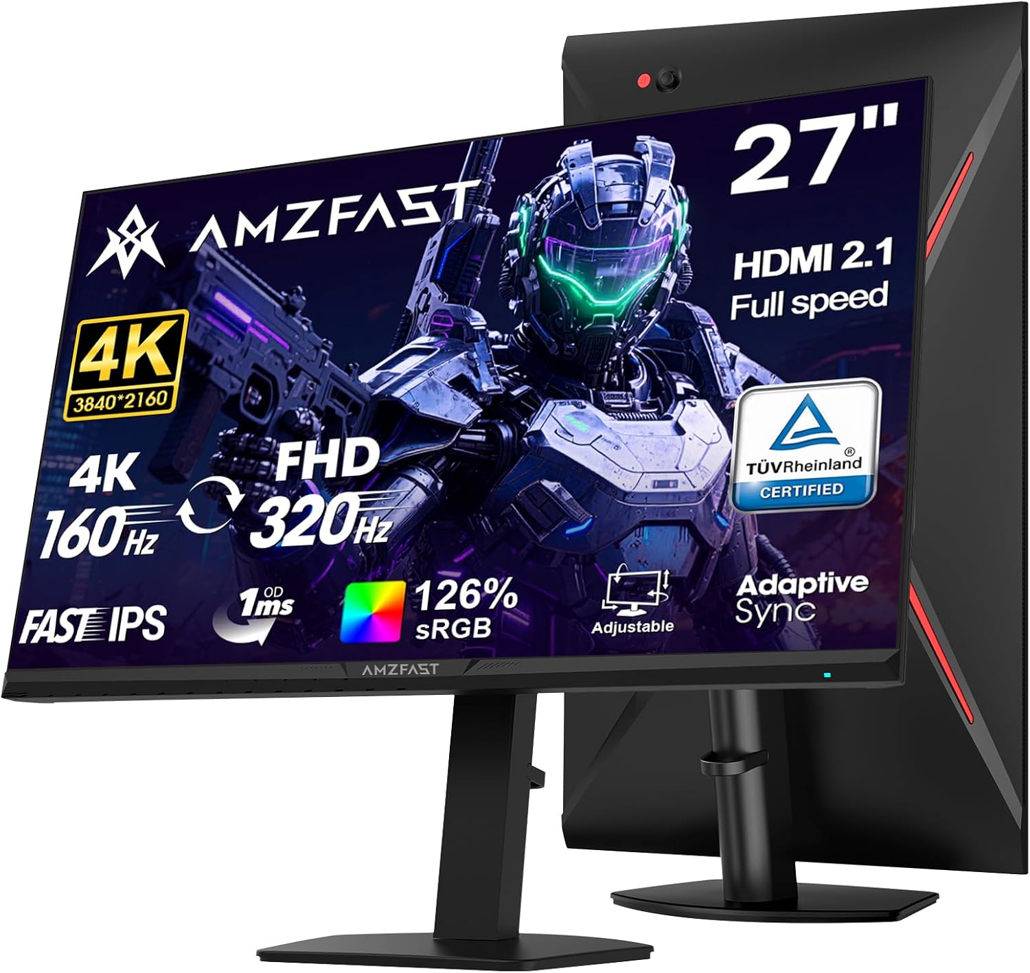 Detalle de Amzfast 27" 4K Gaming Monitor 160Hz