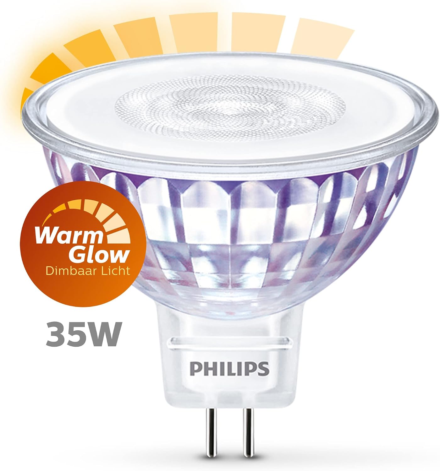 Thumbnail 2 de Philips Bombilla LED Spot GU5.3 35W 🌟 Atenuable Blanco Cálido