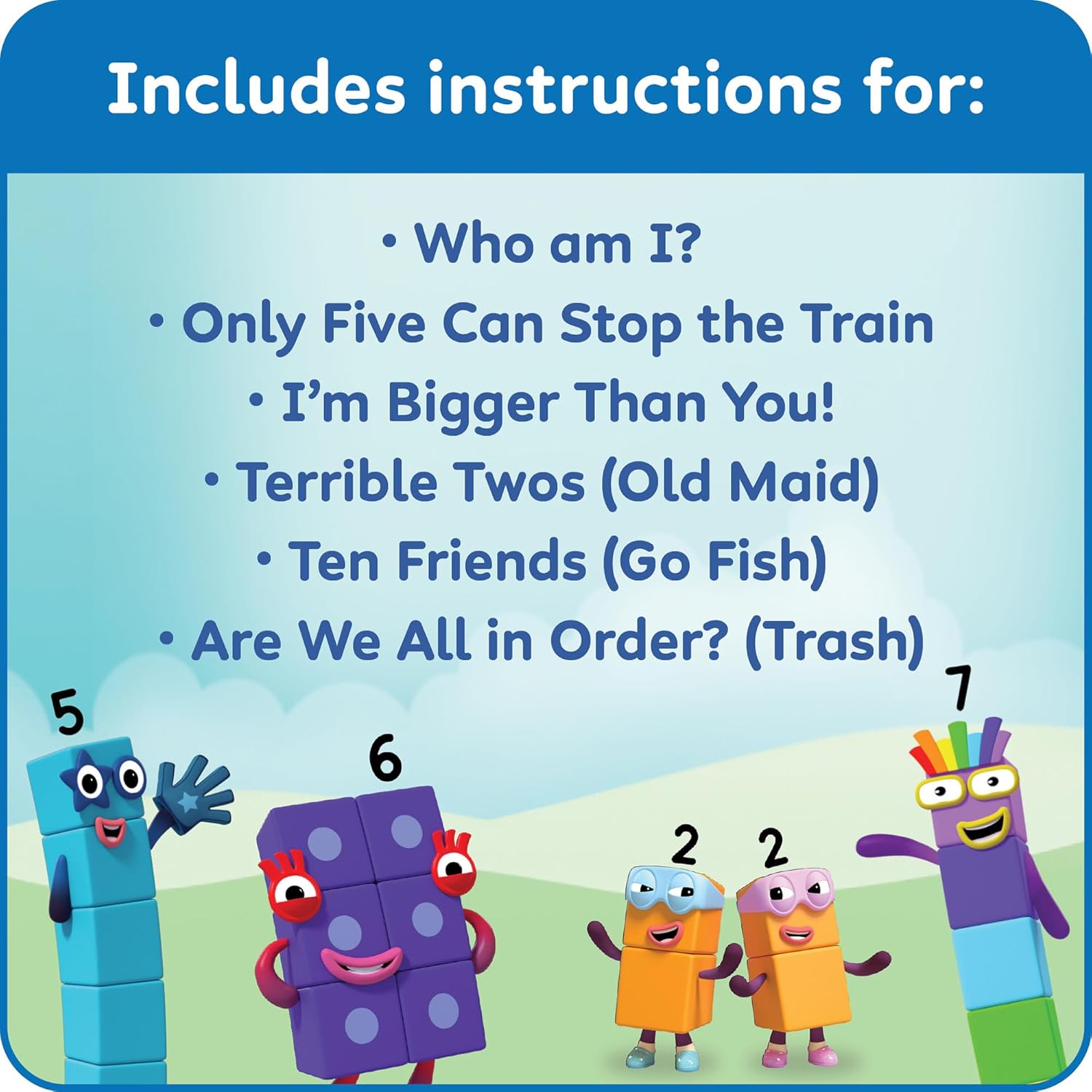 Detalle de Learning Resources Numberblocks: Carte da Gioco (54 carte) per 3+ - Viaggio e Giochi Matematici
