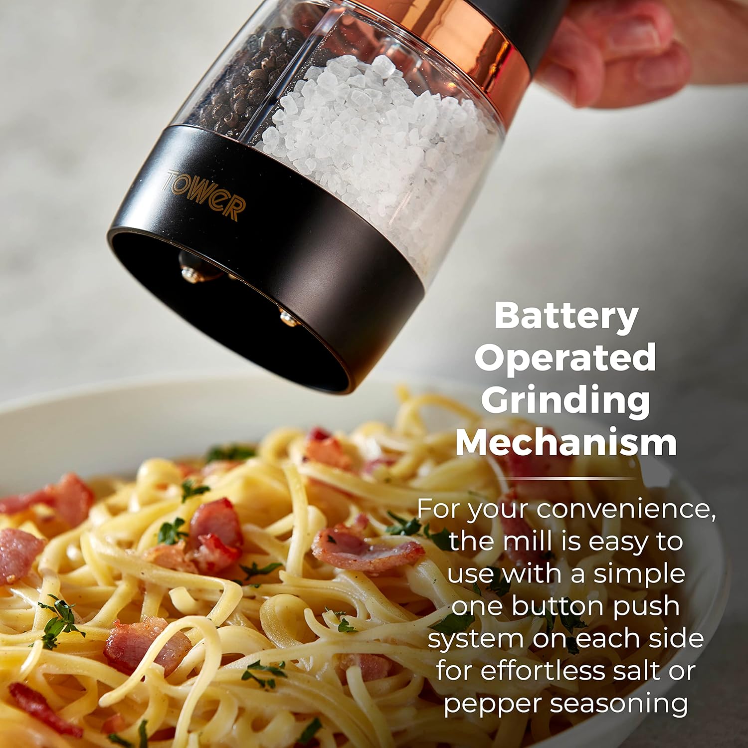 Thumbnail 3 de Tower Electric Salt and Pepper Mills