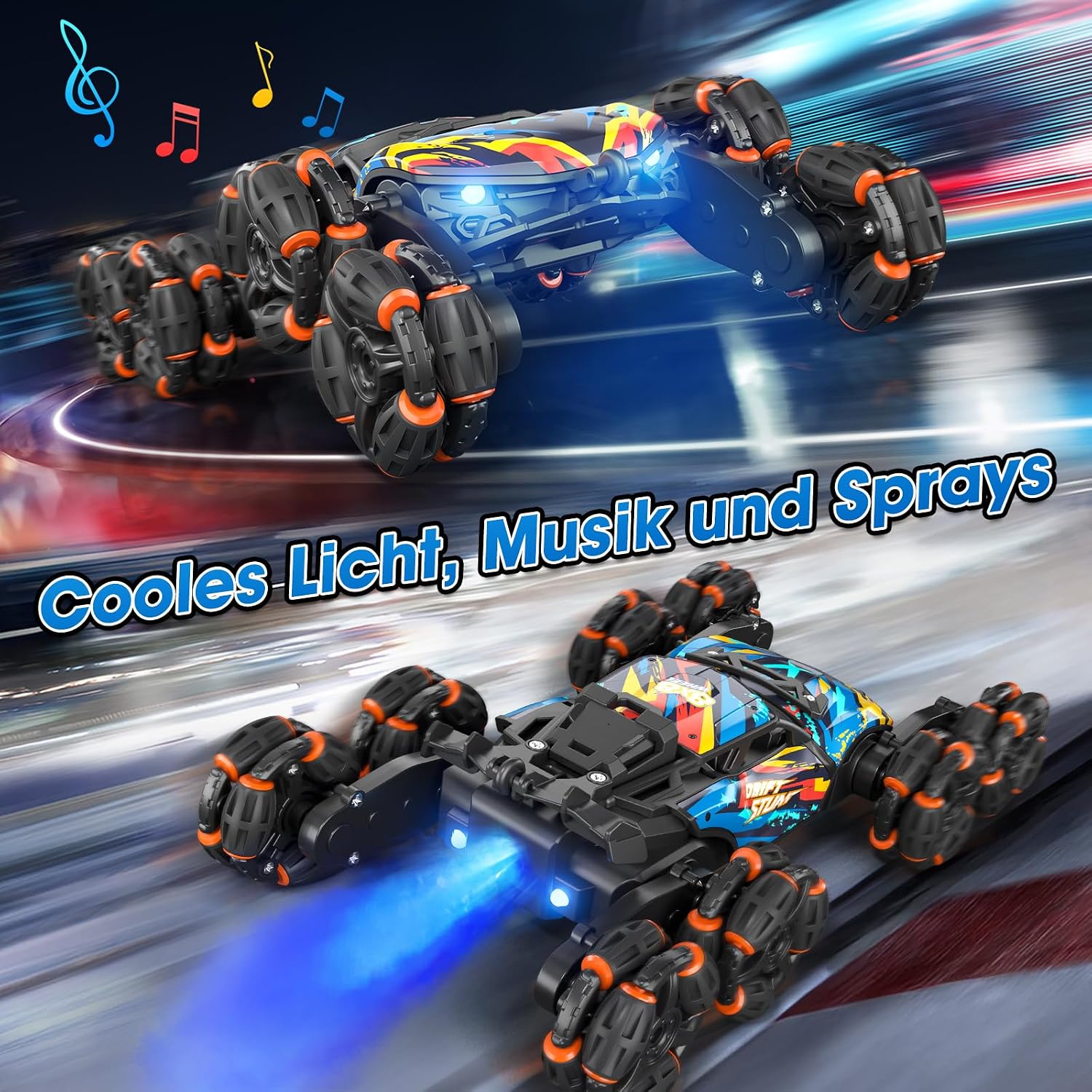 Detalle 1 de 8WD RC Drift Auto mit Handsteuerung