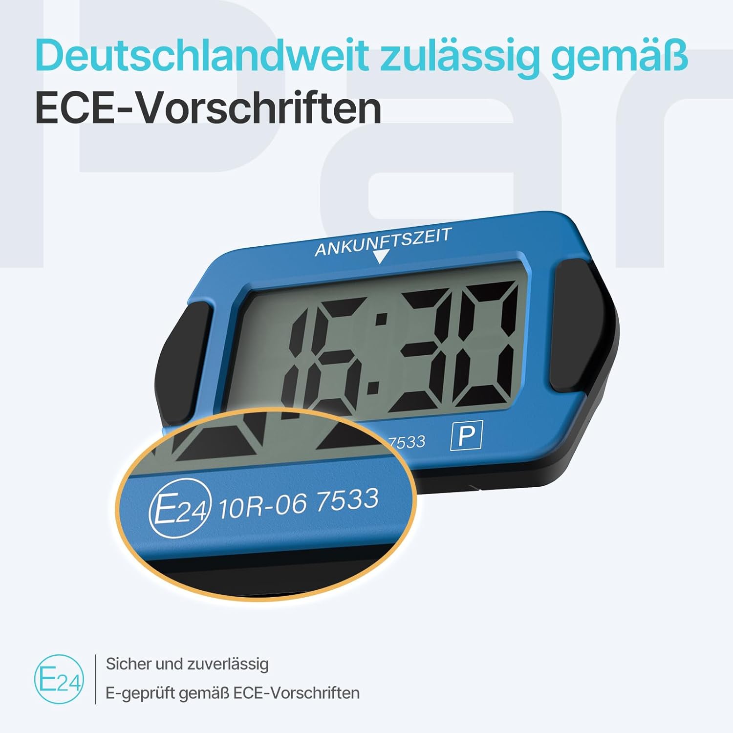 Thumbnail 2 de Parkturon PT03 Mini elektronische Parkscheibe mit Zulassung und 2 Displays