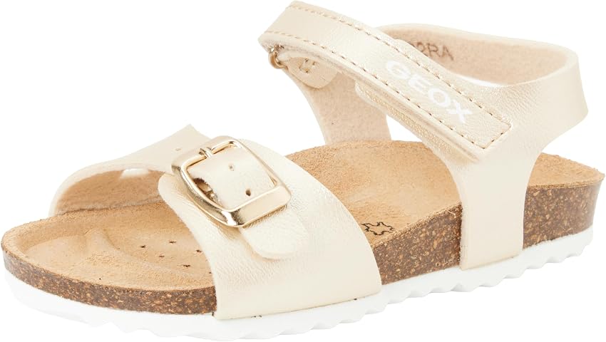 Detalle 1 de Geox B SANDAL CHALKI GIRL sandalia blanca 👡