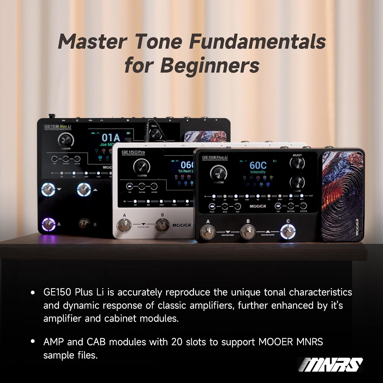 Thumbnail 6 de MOOER GE150 Plus Li Guitar Multi-Effects Processor with Battery, IR and NAM/MNRS Support