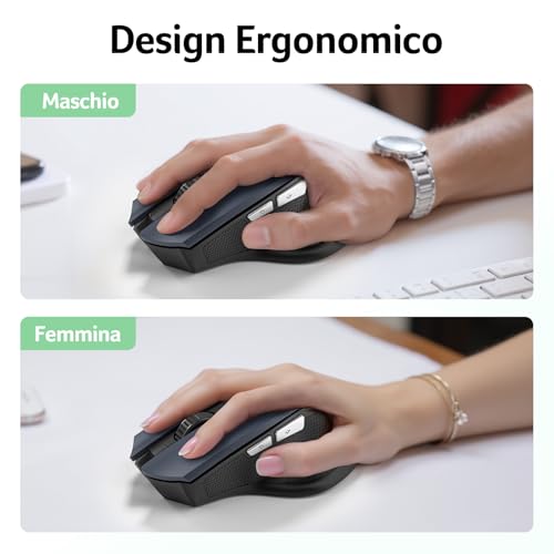 Thumbnail 8 de Acer Mouse Wireless Ergonomico 1600 DPI Regolabile: Comfort, autonomia e praticità