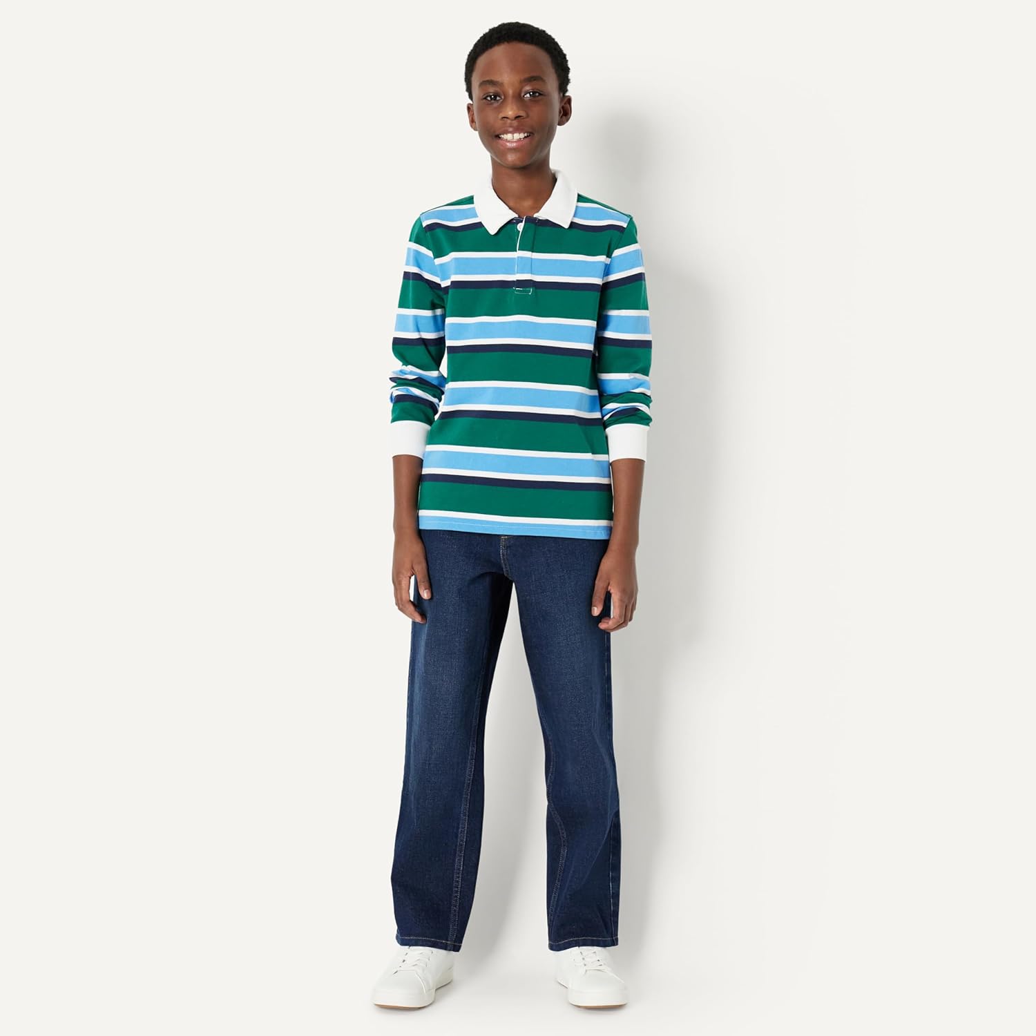 Thumbnail 2 de Amazon Essentials Boys' Medium Stretch Loose-Fit Baggy Jeans