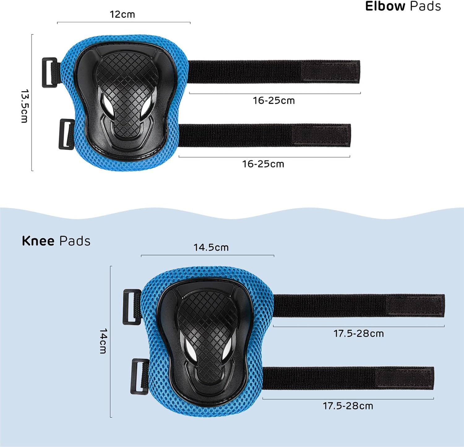 Thumbnail 6 de ValueTalks Kids Helmet and Pads Set Age 5-12