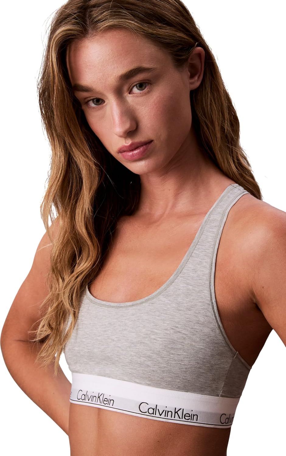 Thumbnail 2 de Calvin Klein Damen Bralette Unlined mit Logobund – Racerback-BH ohne Bügel