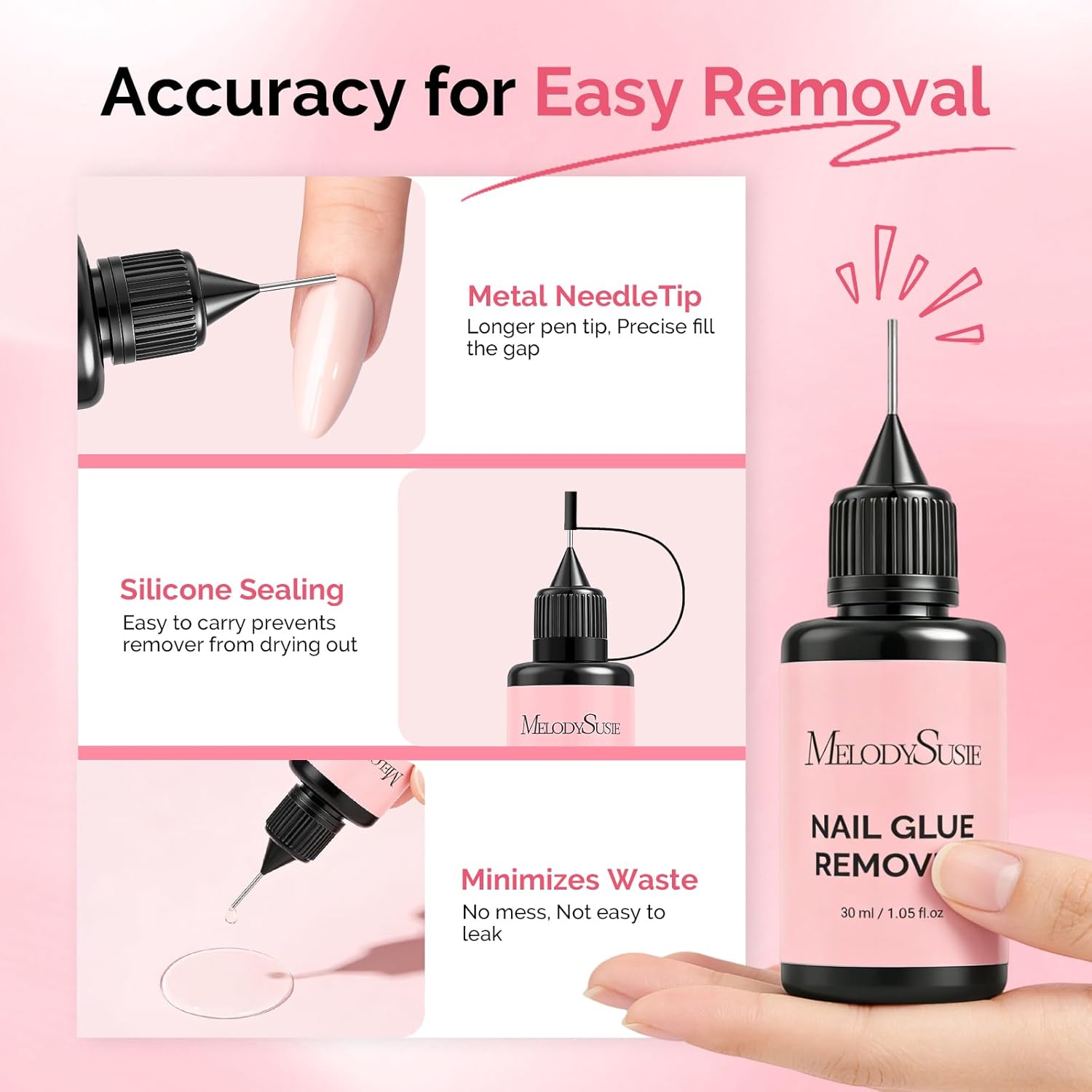 Thumbnail 5 de MelodySusie 30ML Nail Glue Remover