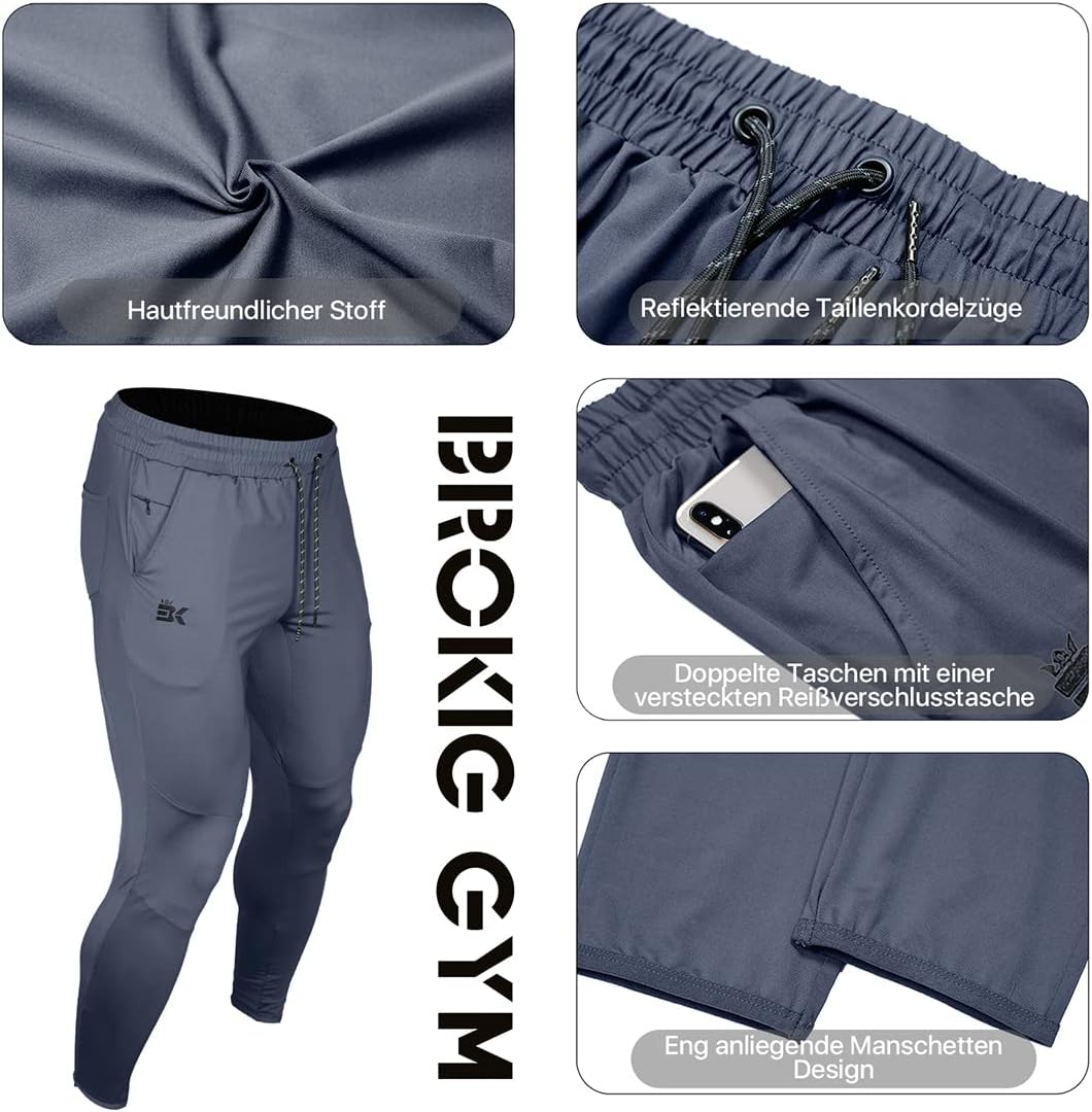 Detalle de Brokig Leichte Jogginghose Herren Slim Fit S