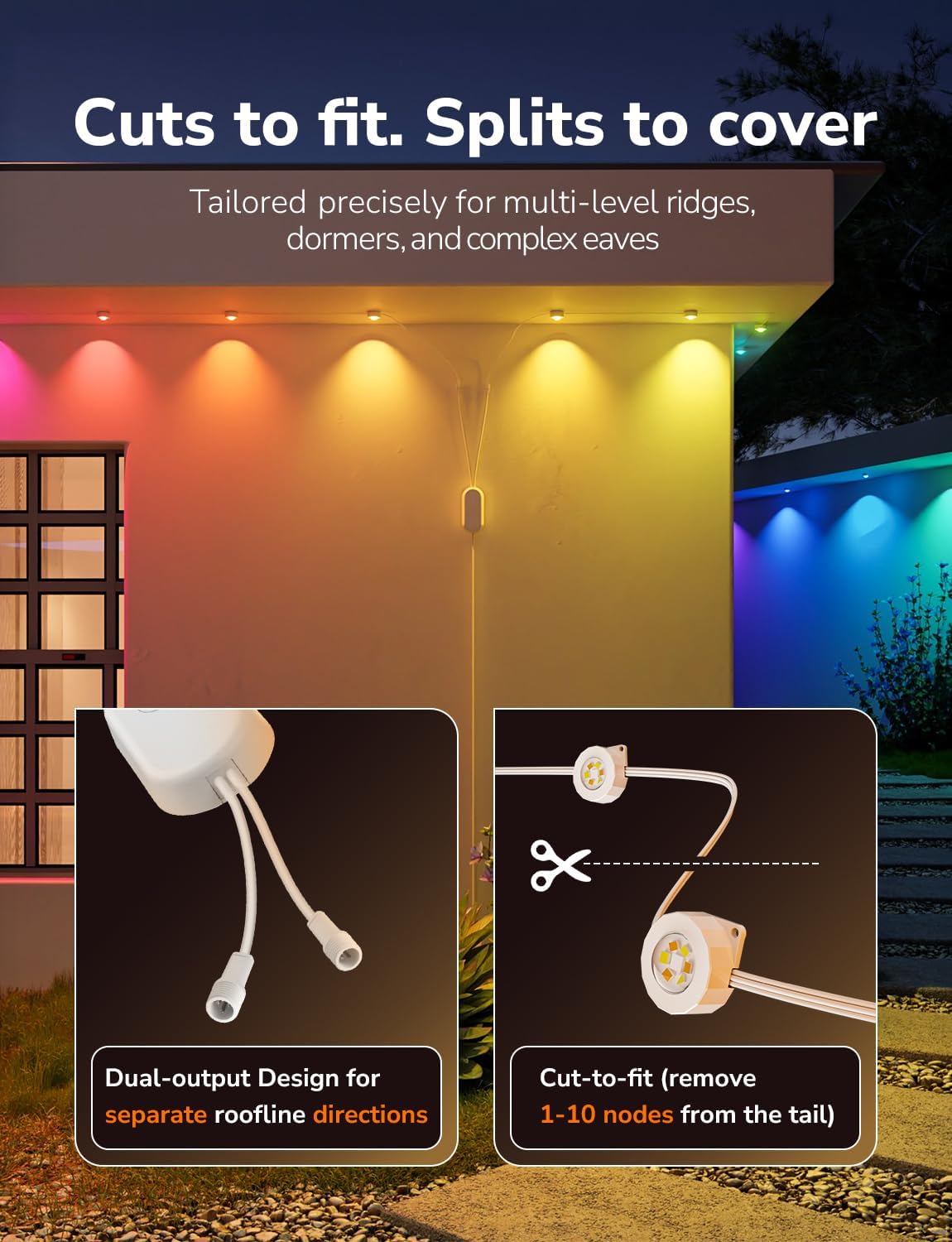 Detalle de Lepro permanent outdoor lights 50 ft