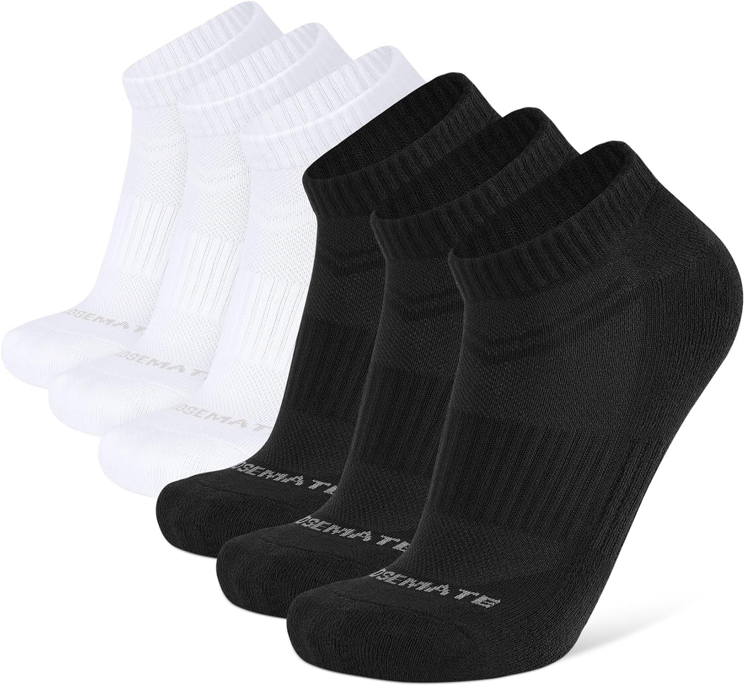 Thumbnail 6 de CLOSEMATE – Lot de 6 paires de chaussettes basses antidérapantes respirantes (39-42 / 43-46) en coton