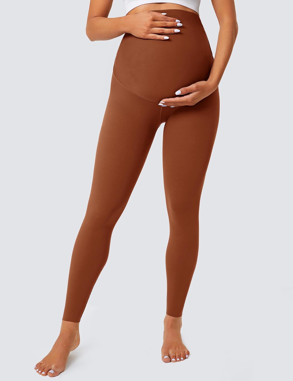 Thumbnail 3 de BAYDI Nudi Umstandsleggings für Damen mit Taschen – blickdichte 7/8 Umstandshose High Waist