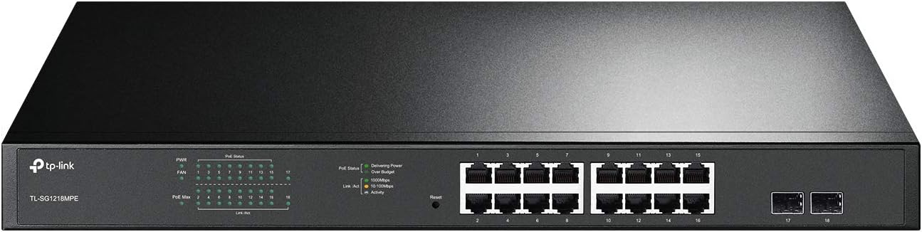 Thumbnail 6 de TP-Link TL-SG1008MP 8-Port Gigabit PoE Switch (8 PoE+ ports, 126W) with Plug-and-Play