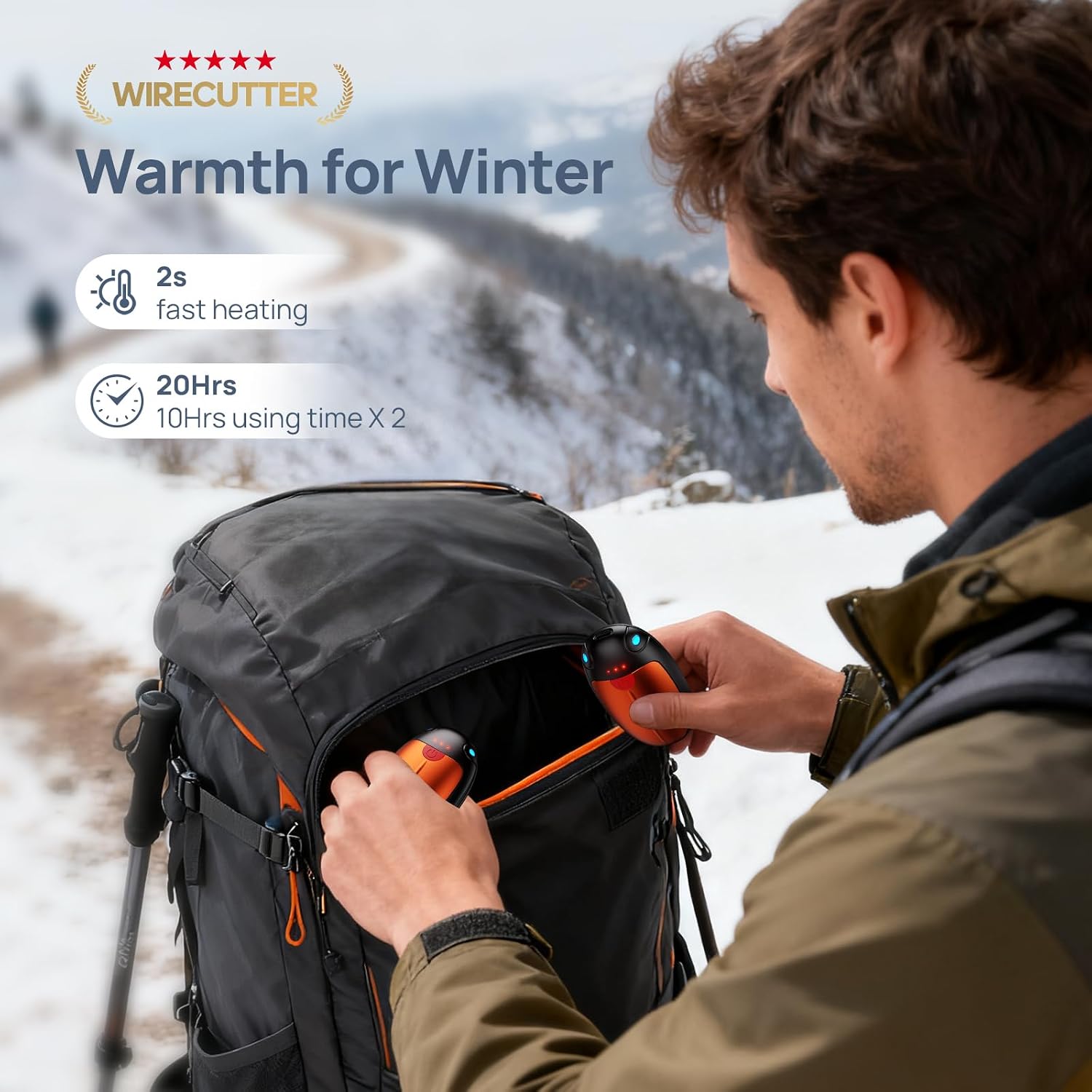 Detalle 2 de VTHW Rechargeable Hand Warmers, 6000 mAh