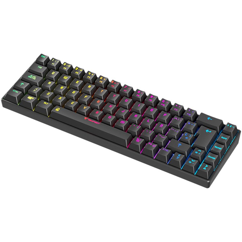 Detalle de Tempest K20 Beast: Teclado Mecánico Gaming RGB 60% Bluetooth con cable USB-C