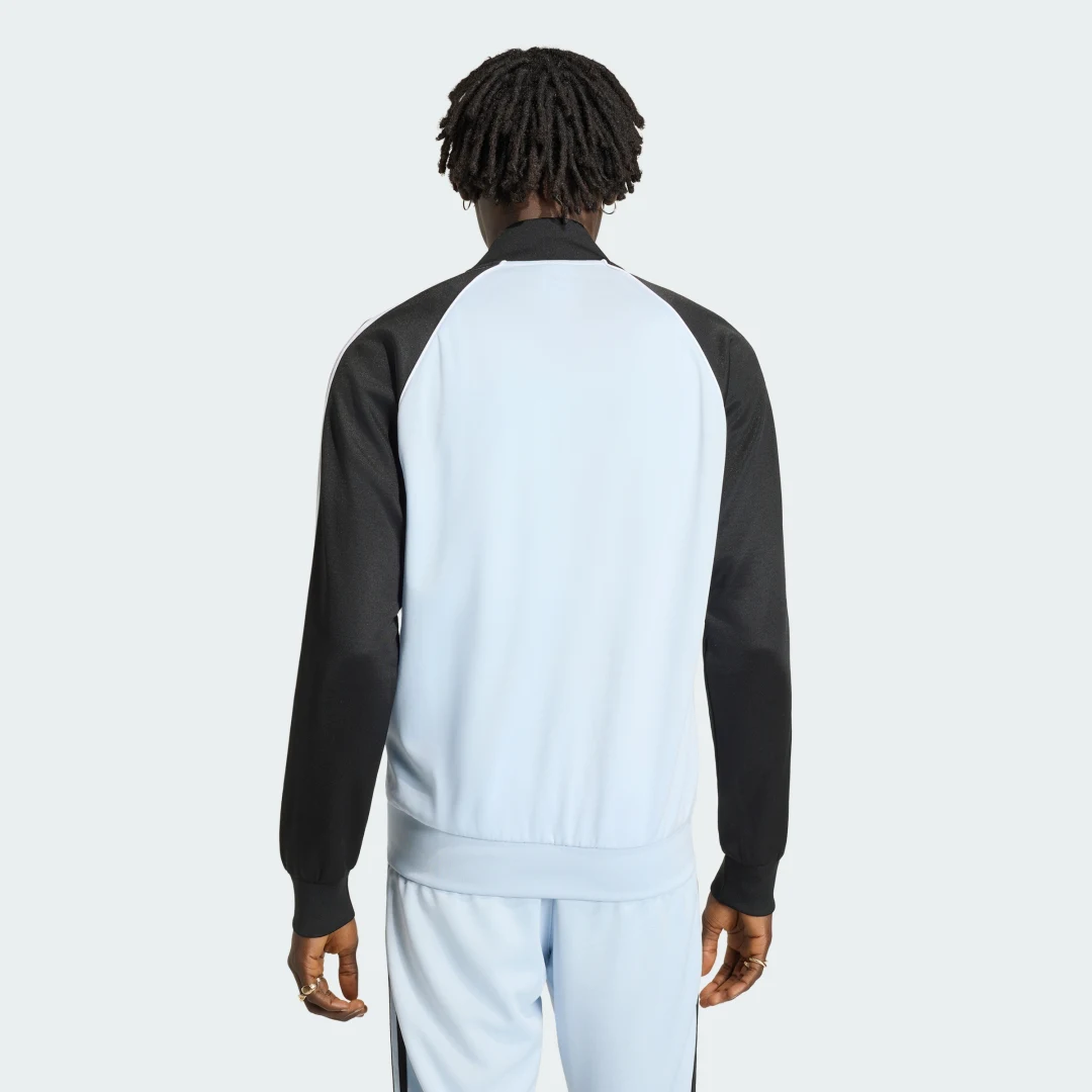 Detalle 2 de Chaqueta deportiva SST de Adidas (Azul) – versión SST para entrenos y uso diario