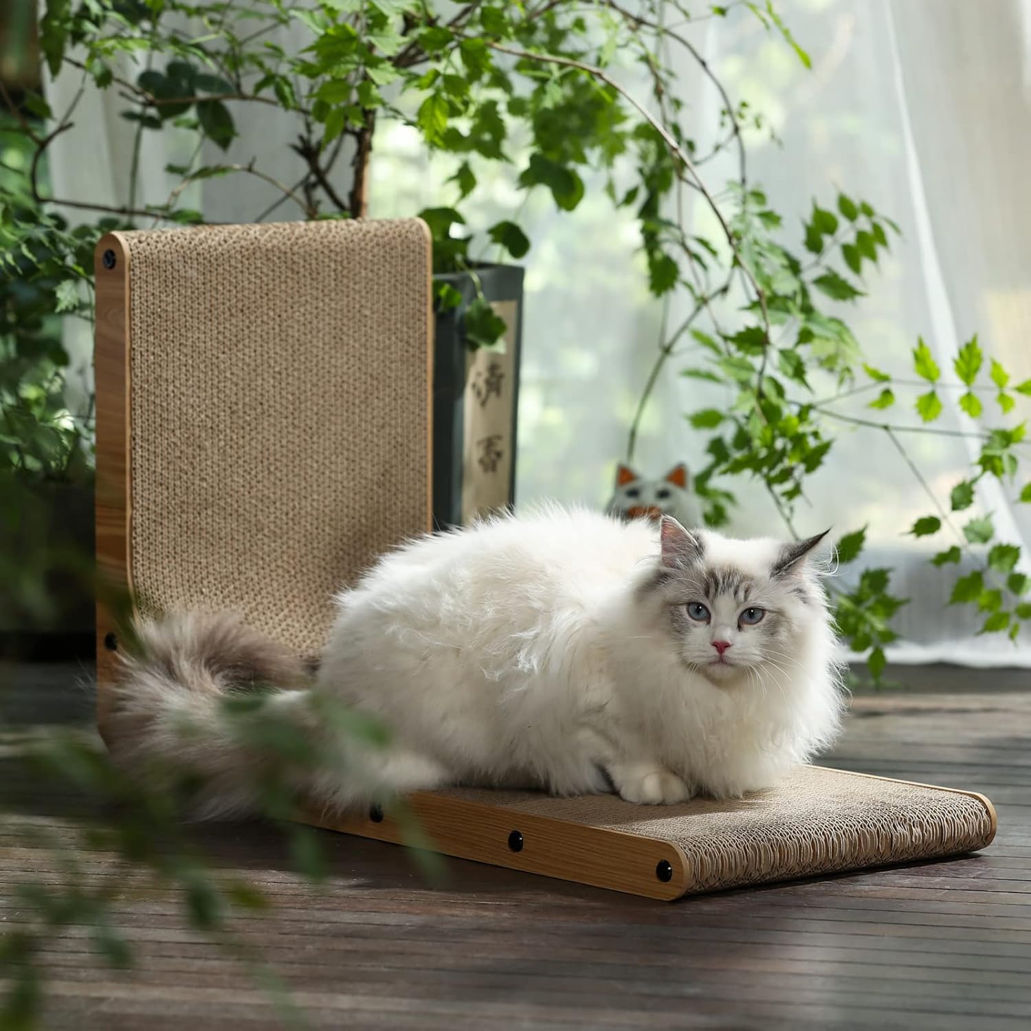 Thumbnail 4 de FUKUMARU 26.8 Inch L Shape Cat Scratcher