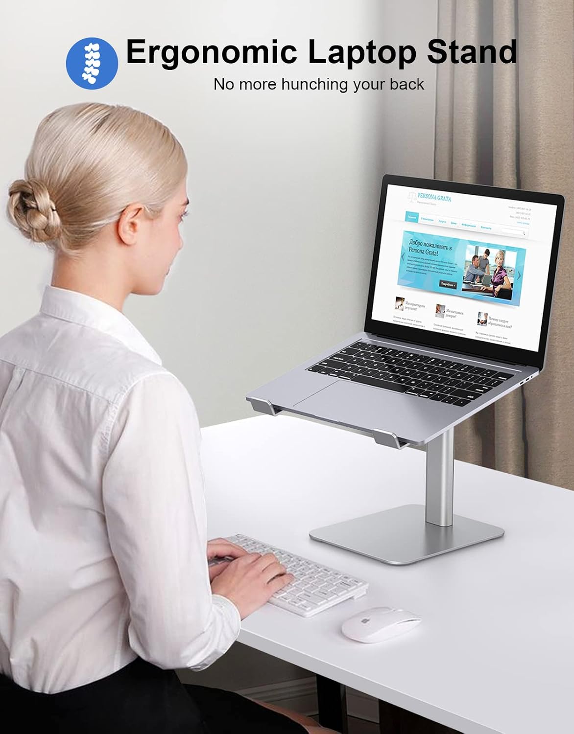 Thumbnail 6 de Babacom Laptop Stand for Desk, 10-16 inch