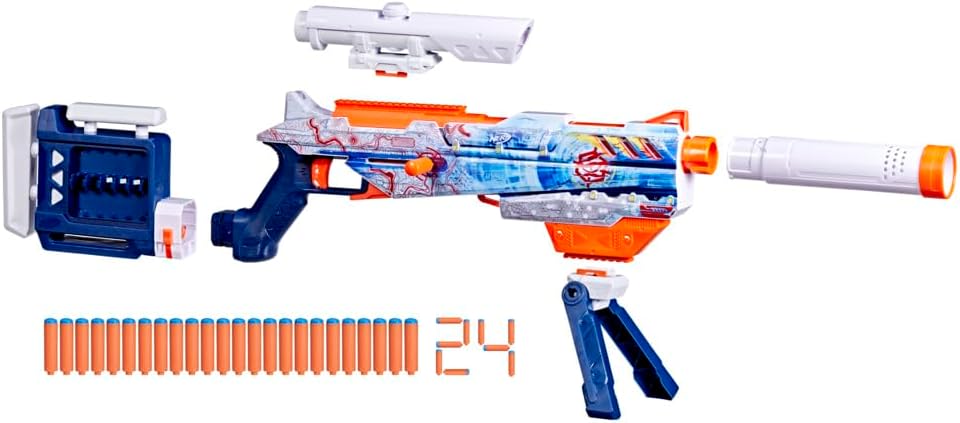 Detalle 2 de Nerf Loadout Arctic Zerostriker blaster pour enfants