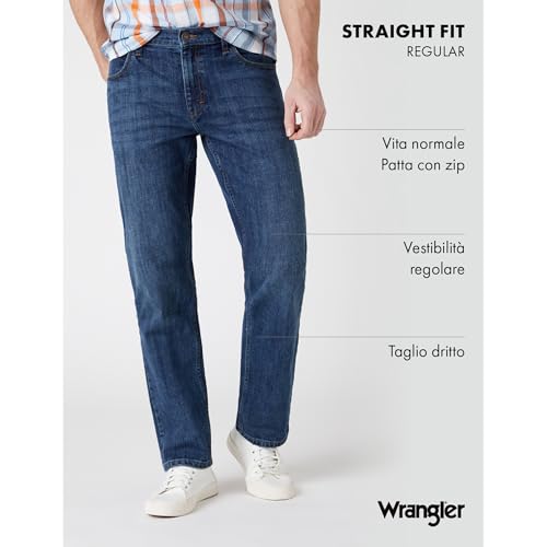 Thumbnail 3 de Wrangler Red Kabel 112126012, jeans uomo regular a gamba dritta Authentic Blue