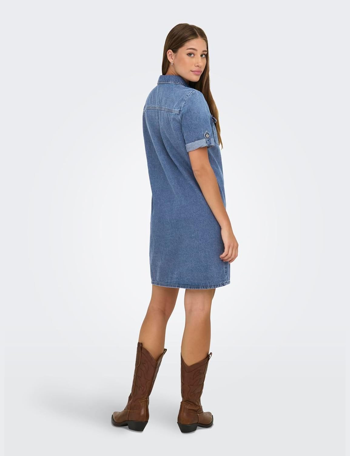 Detalle 2 de ONLY Jeanskleid ONLLISA Kurzes Kleid – Denim Dress