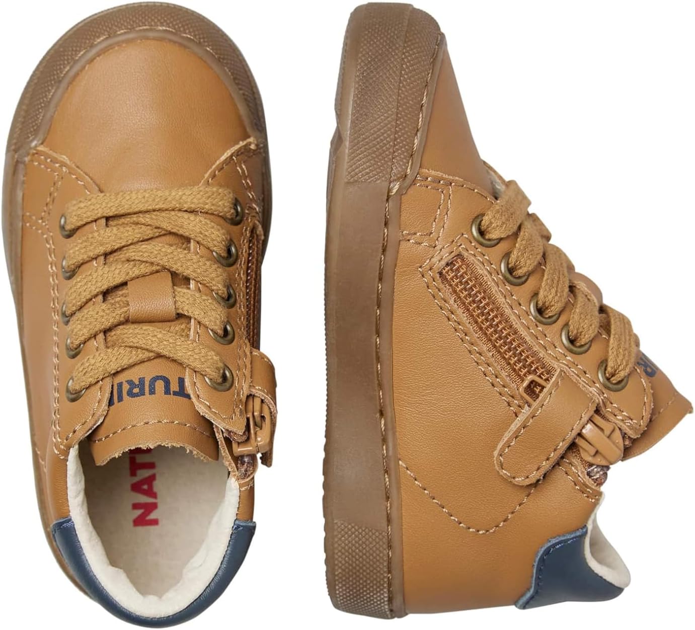 Detalle de Naturino Baskets en Cuir et Suède – Chaussures pour Enfant