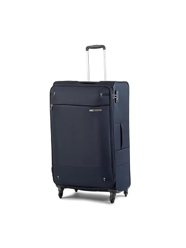 Detalle de Samsonite Base Boost 78 cm Groß: Leichtes, erweiterbares Weichgepäck mit TSA-Schloss in Navy Blue