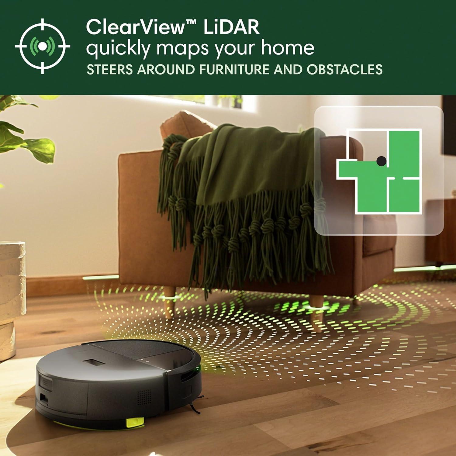 Thumbnail 6 de iRobot Roomba® 205 DustCompactor Combo (Vac + Mop) robot vacuum and mop with LiDAR