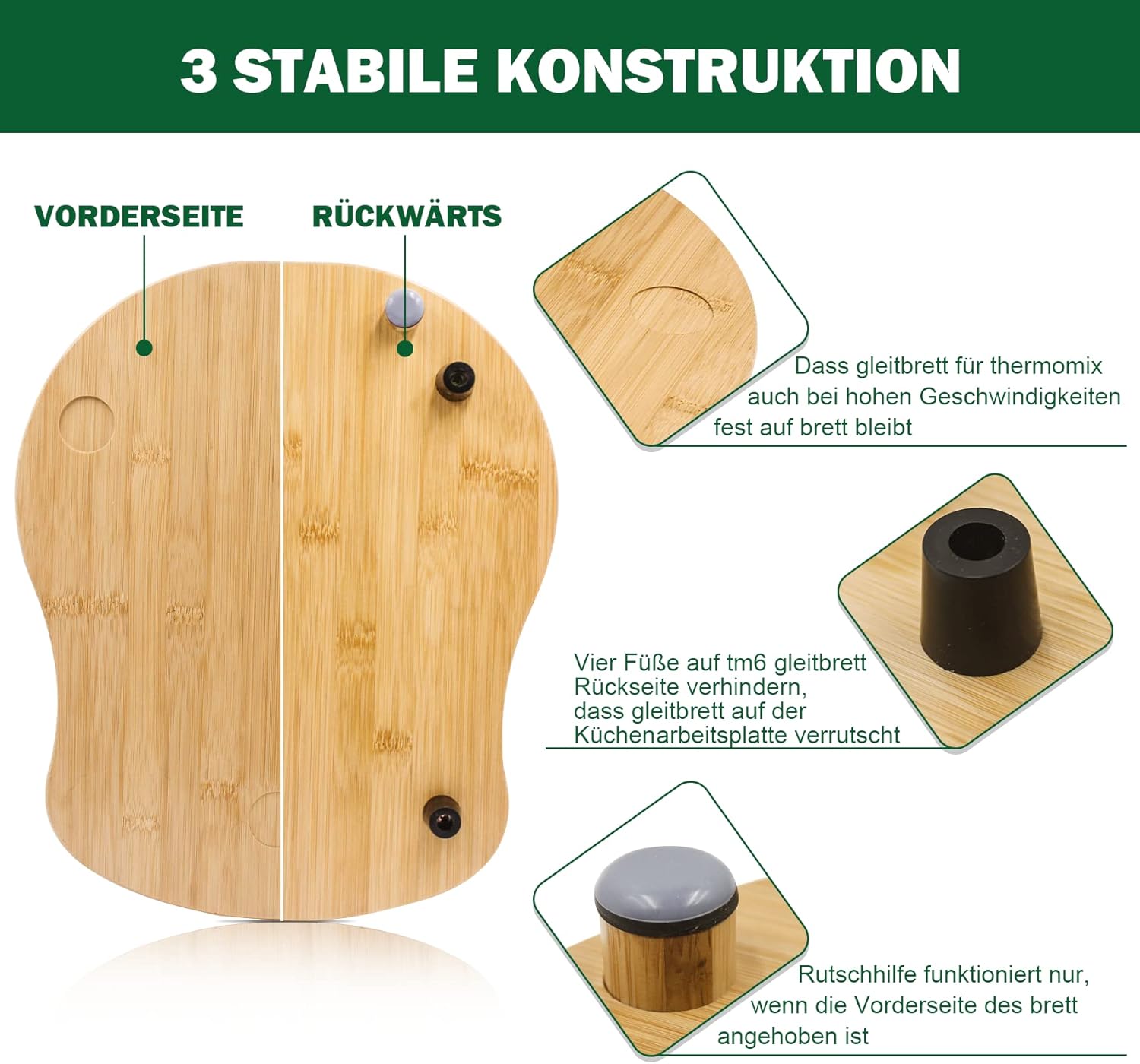 Thumbnail 2 de Küchencontainer TM6 TM5 Gleitbrett Bambus