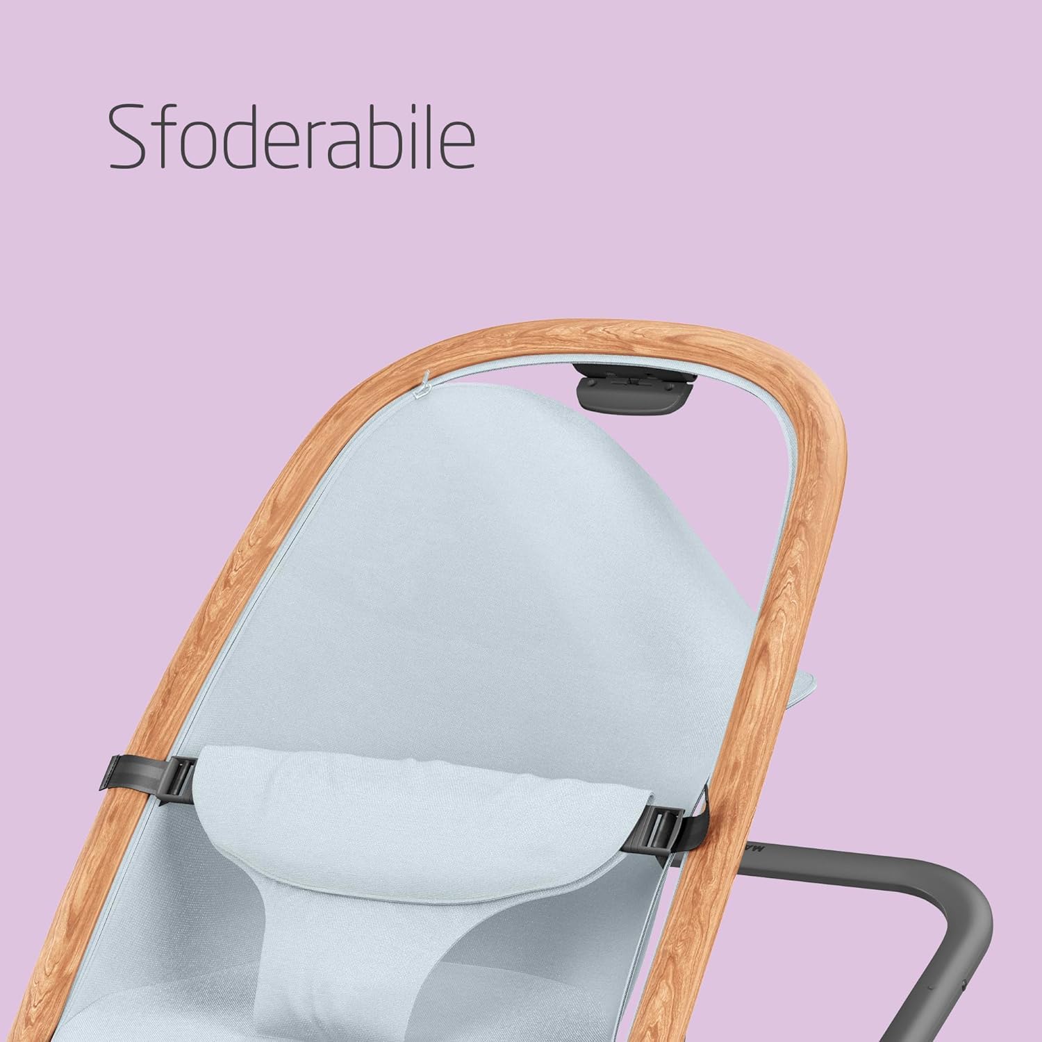 Thumbnail 5 de Maxi-Cosi Kori Sdraietta neonati 0-6 mesi in tessuto Essential Grey, pieghevole e reclinabile 3 posizioni