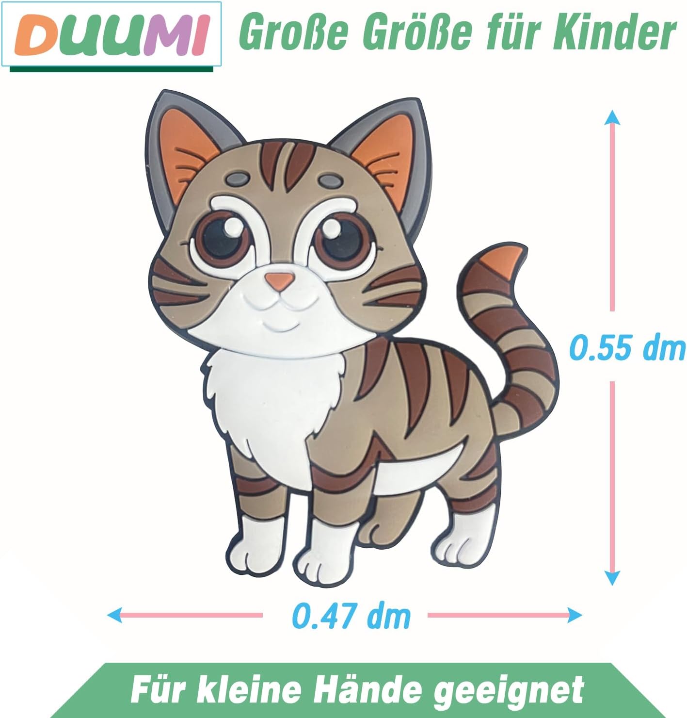 Detalle de DUUMI Magnete Kinder: Kühlschrankmagnete mit Bauernhof-Tieren für Babys & Kleinkinder