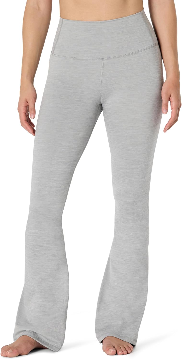Detalle de Amazon Essentials Women's Active FormFlex Buttery Soft Flared Leggings: High Waist, 31.5" Inseam, Full Length