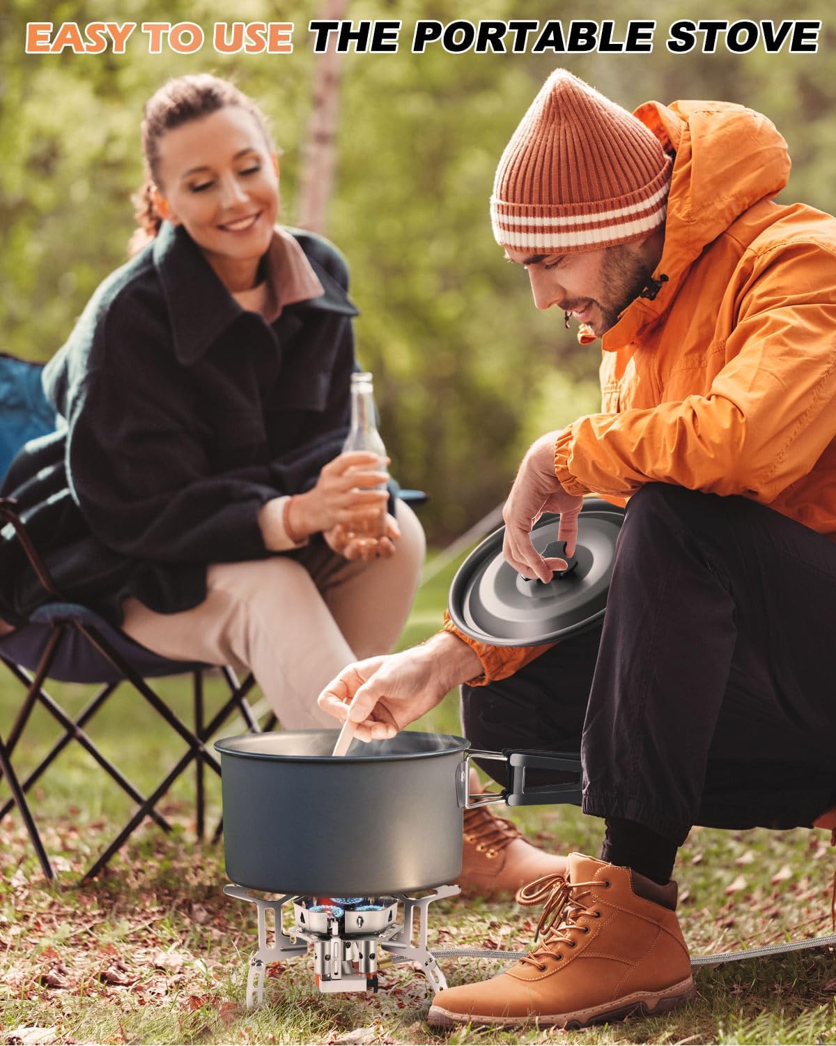 Thumbnail 6 de AUTOPkio Camping Gas Stove 6800W: 3-Burner Portable Stove for Outdoor Cooking