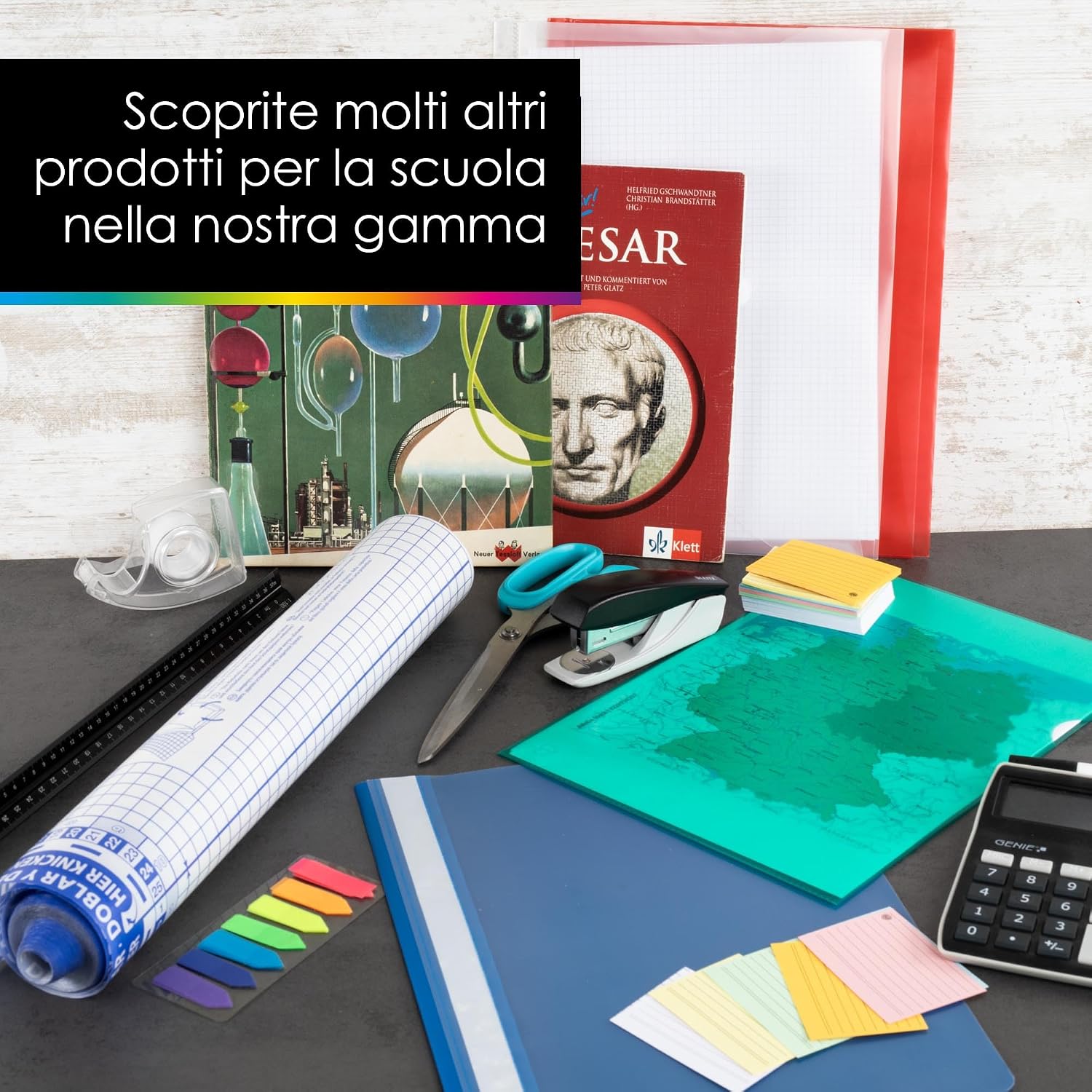 Thumbnail 6 de OfficeTree Copertine Trasparenti A4 25x – Foderine per Quaderni in Plastica PP Ecologica, Resistente allo Sporco e all'Acqua