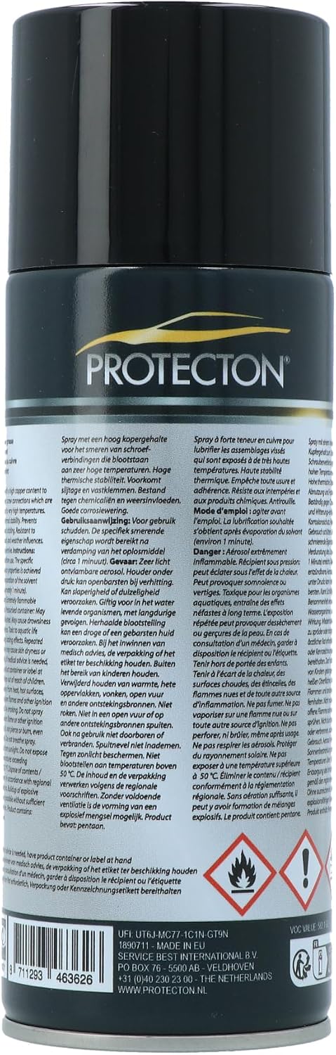 Thumbnail 3 de Protecton Graisse au cuivre 400ml, Noir – Graisse Cuivre Premium prête à l’emploi