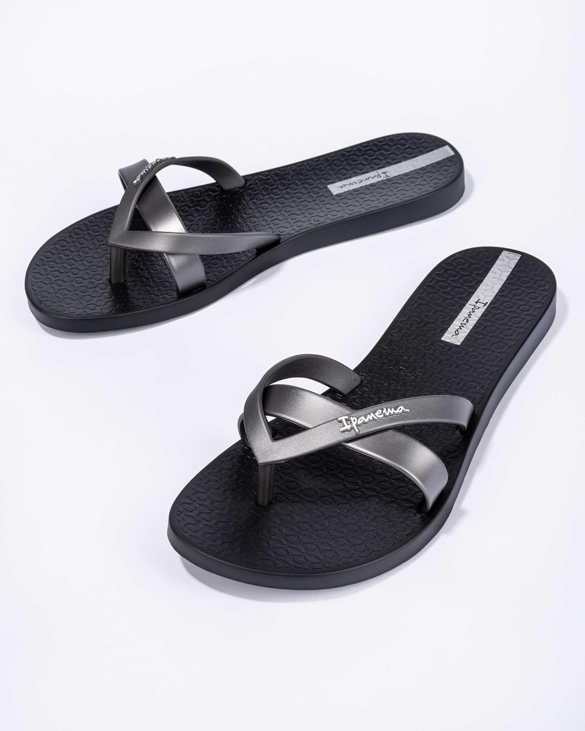 Detalle de Ipanema Kirei Fem SandaleFemme – Noir/Argenté