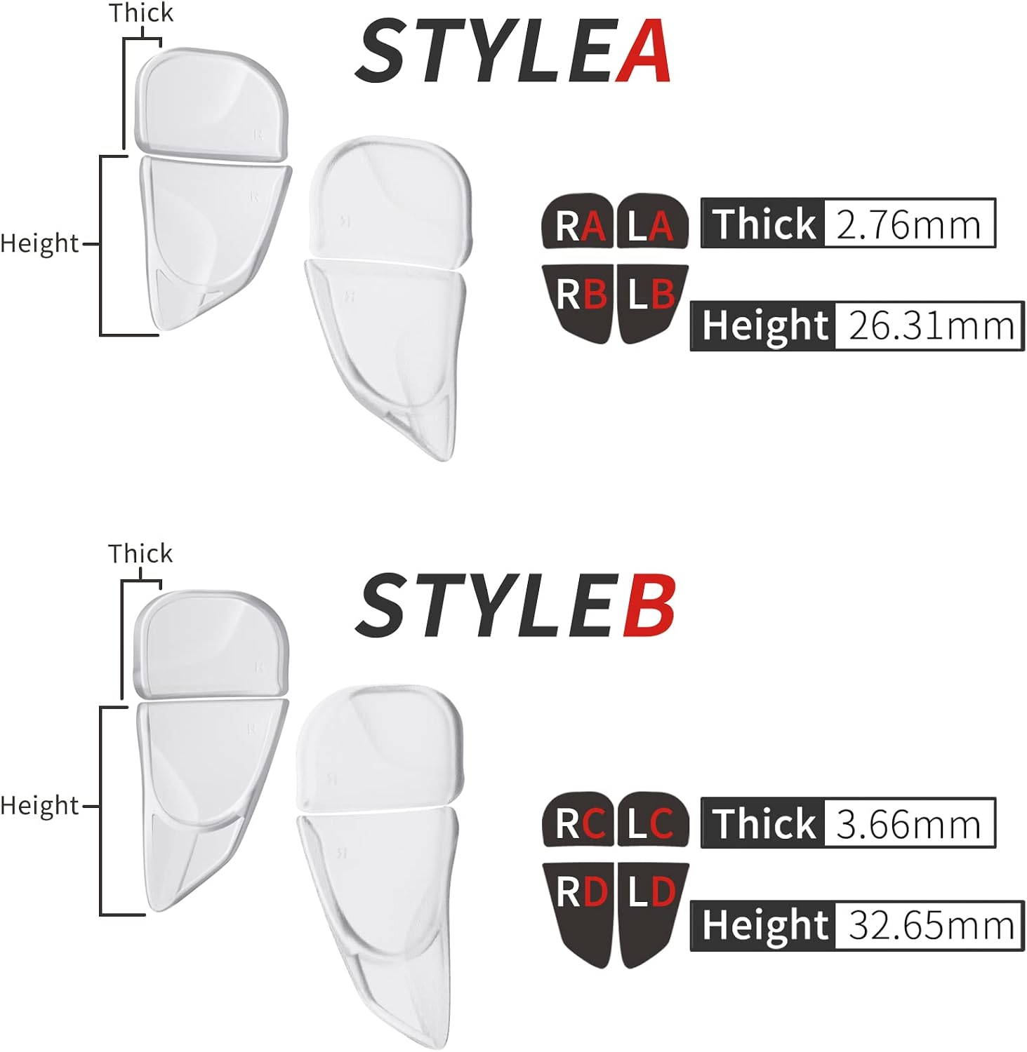 Thumbnail 2 de PlayVital BLADE 2 Pairs Shoulder Buttons Extension Triggers for PS5 Controller