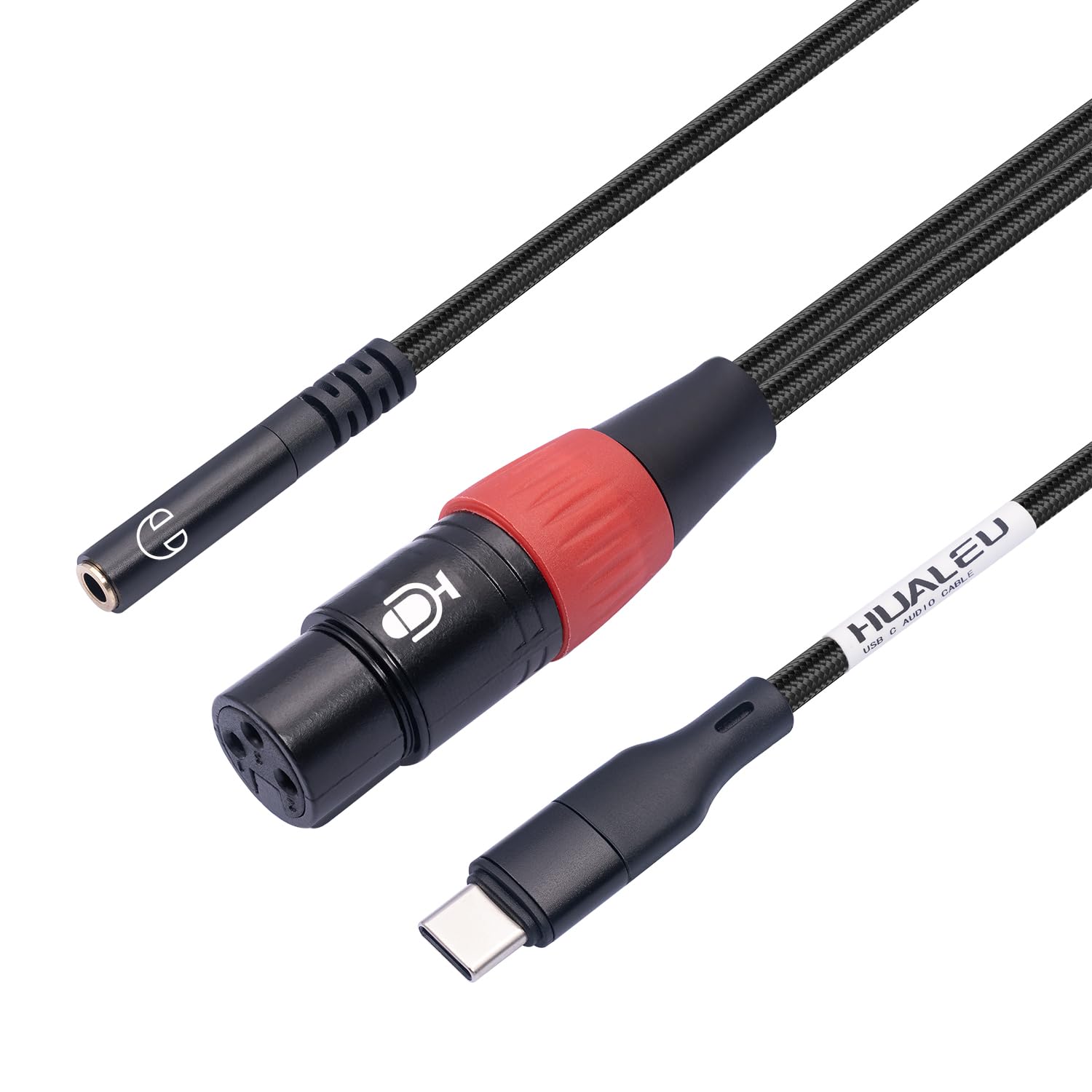 Thumbnail 6 de HUALEU NTY35 USB-C Microphone Cable with XLR and 3.5mm Stereo Output, 6.6 ft