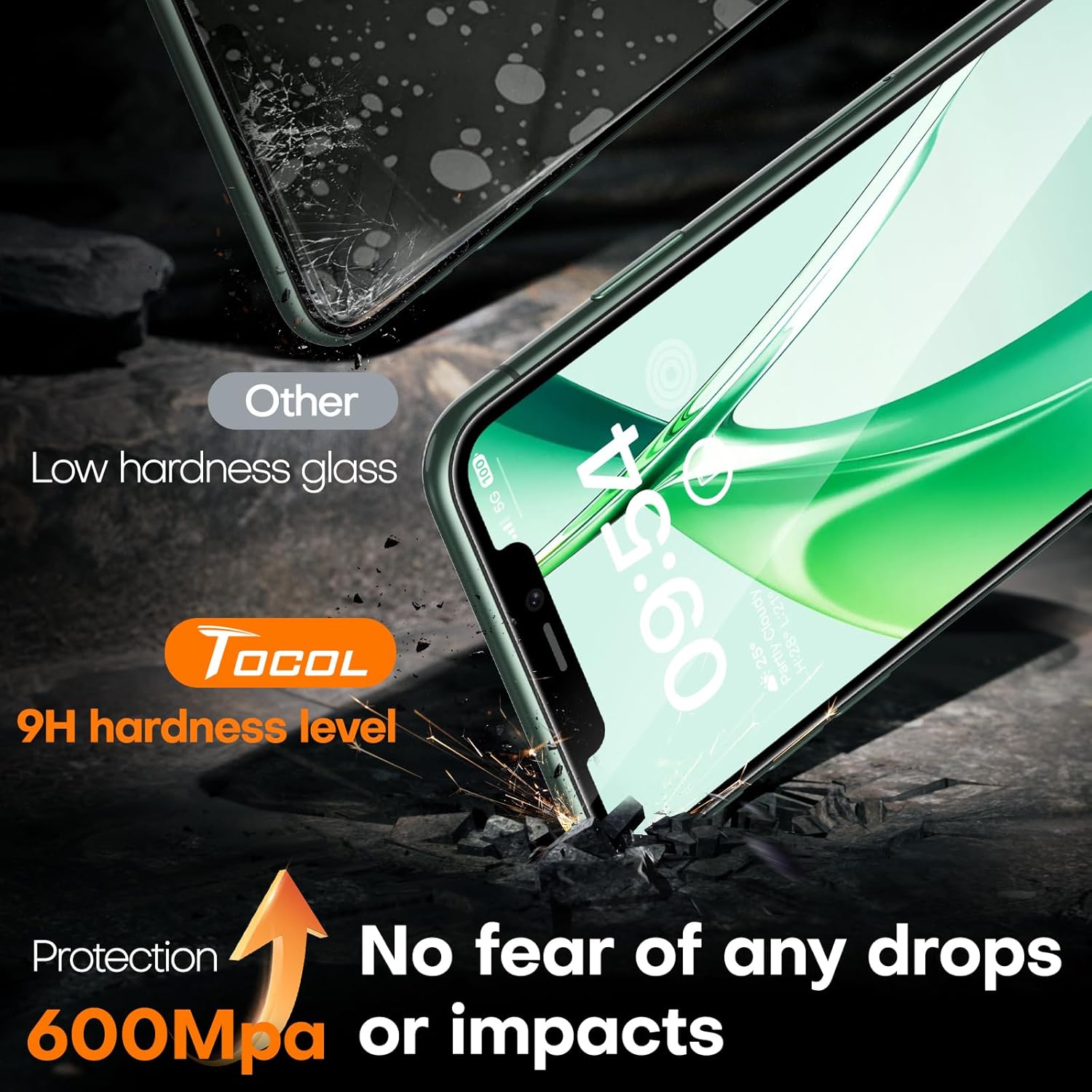 Thumbnail 3 de TOCOL iPhone 11 Pro Max 6.5-inch screen protector
