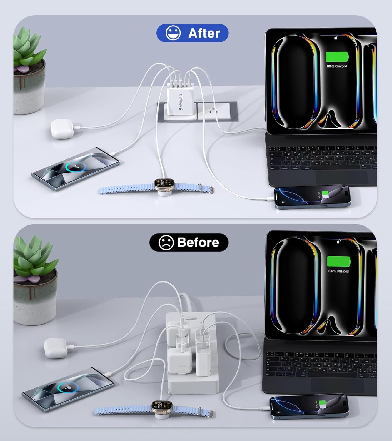 Thumbnail 5 de 2-Pack 60W USB-C Wall Charger ⚡