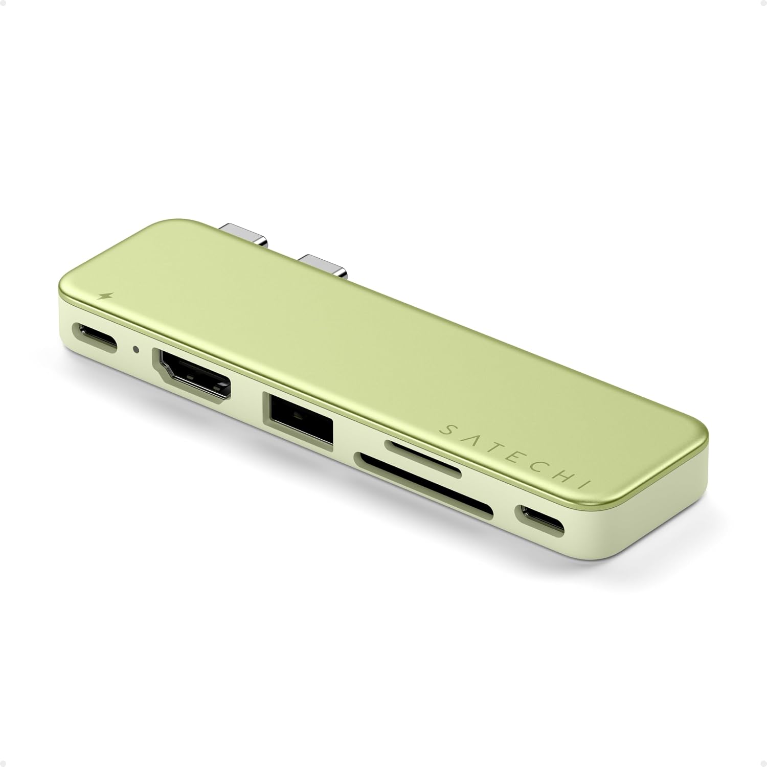Detalle de SATECHI MN26STD01 Snap Hub USB-C 6 w 2 do MacBook Neo, HDMI 4K, 45 W