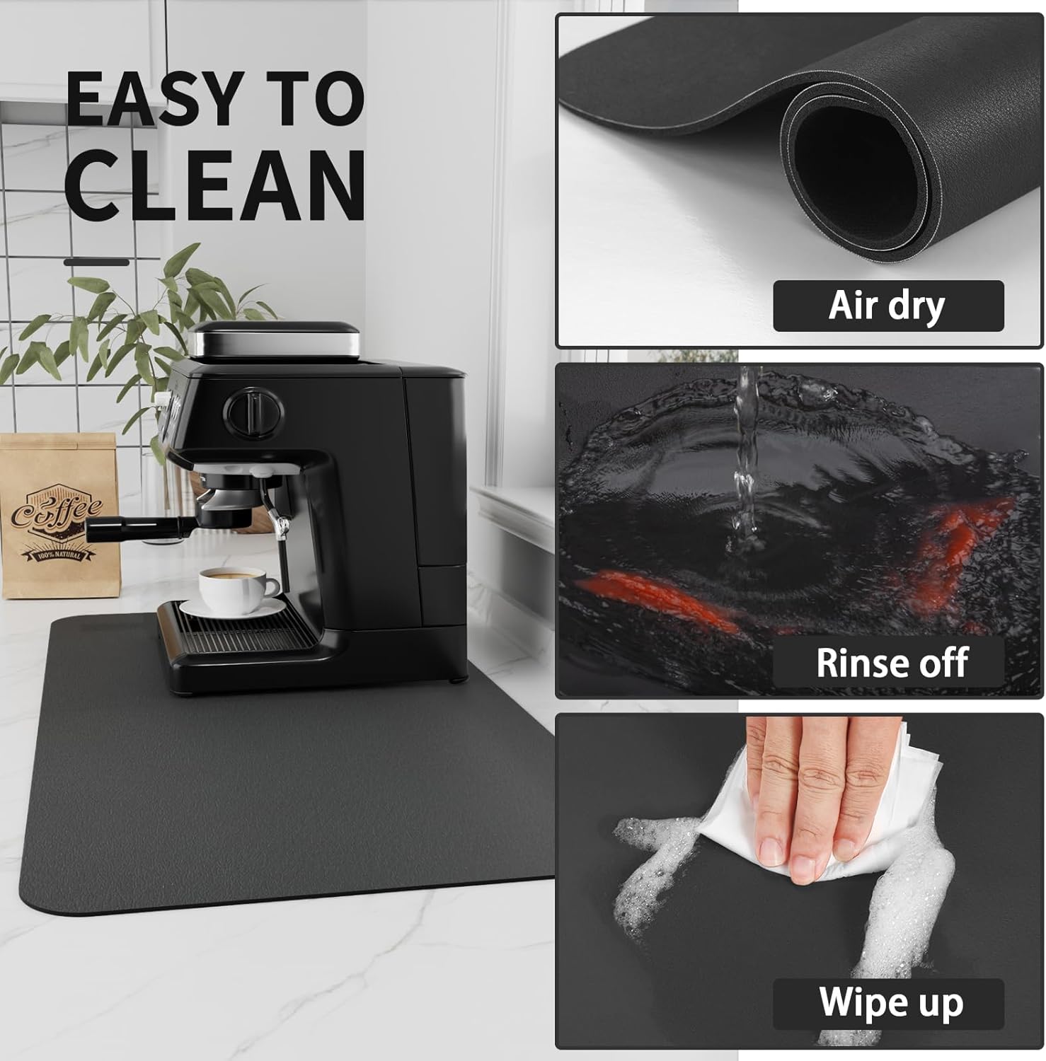 Detalle 2 de HotLive Coffee Mat 40.6x61 cm Absorbent