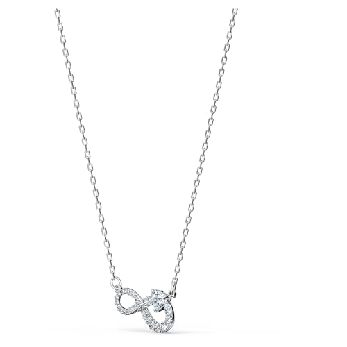 Thumbnail 2 de Swarovski Collana Infinity Bianca Placcato Rodio – Simbolo dell’Amore Eterno