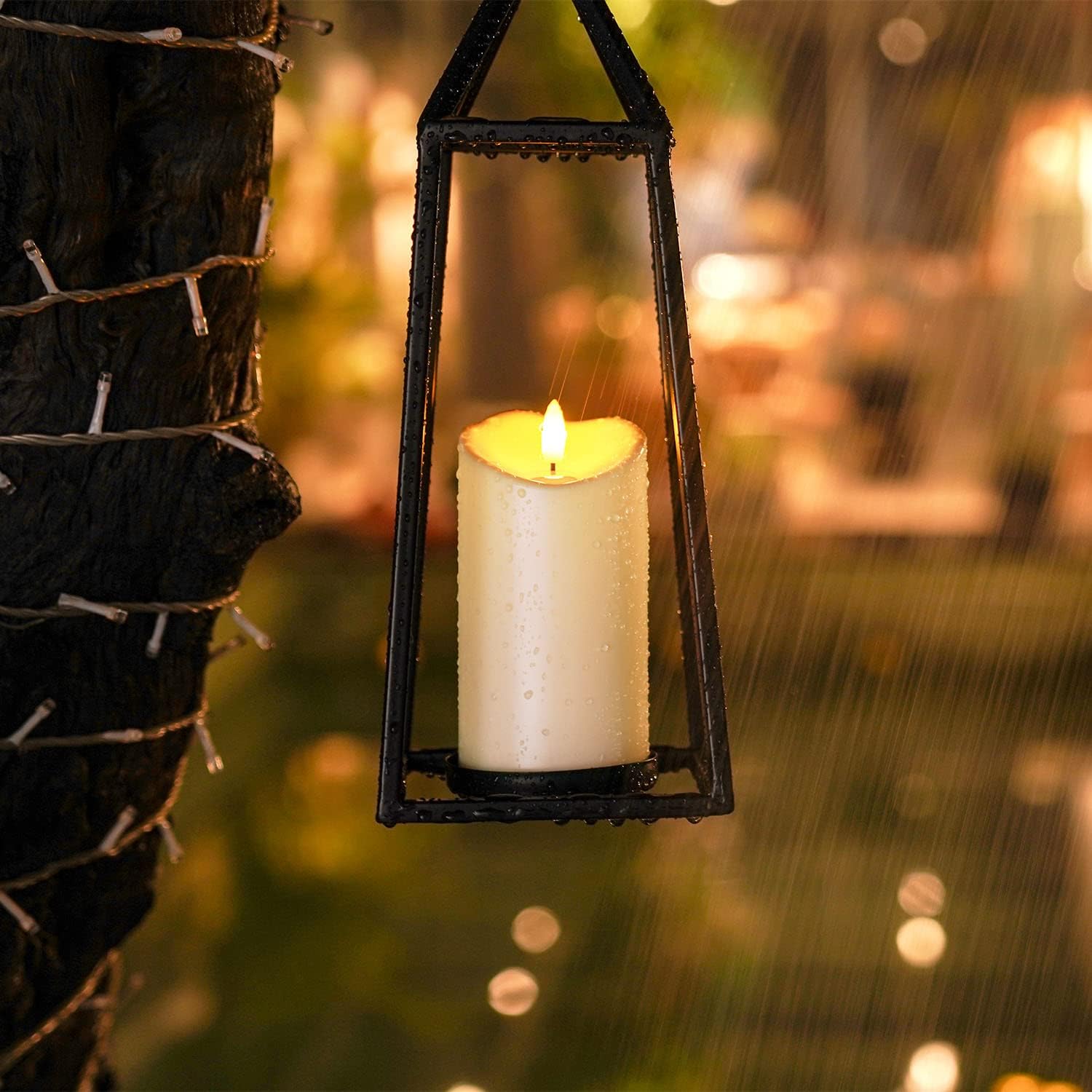 Thumbnail 5 de Homemory 6×3 LED flameless pillar candles, set of 2 🕯