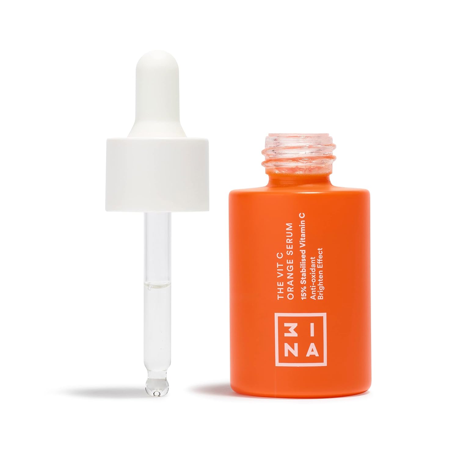 Detalle de 3INA MAKEUP The Vit C Orange Serum – 15% stabiles Vitamin-C-Serum für das Gesicht