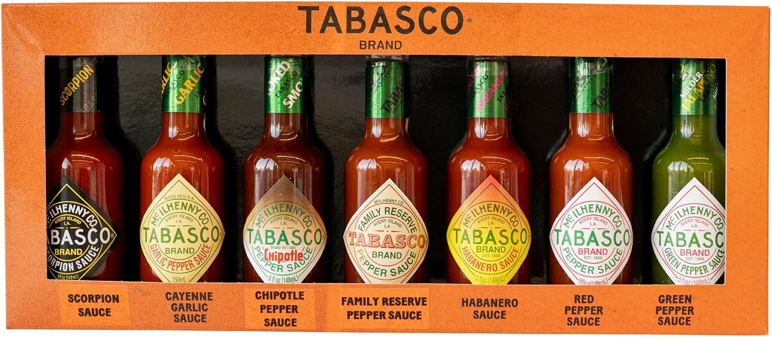 Detalle 2 de Tabasco Taste Maker Kit sauce piquante 7x150ml đ¶