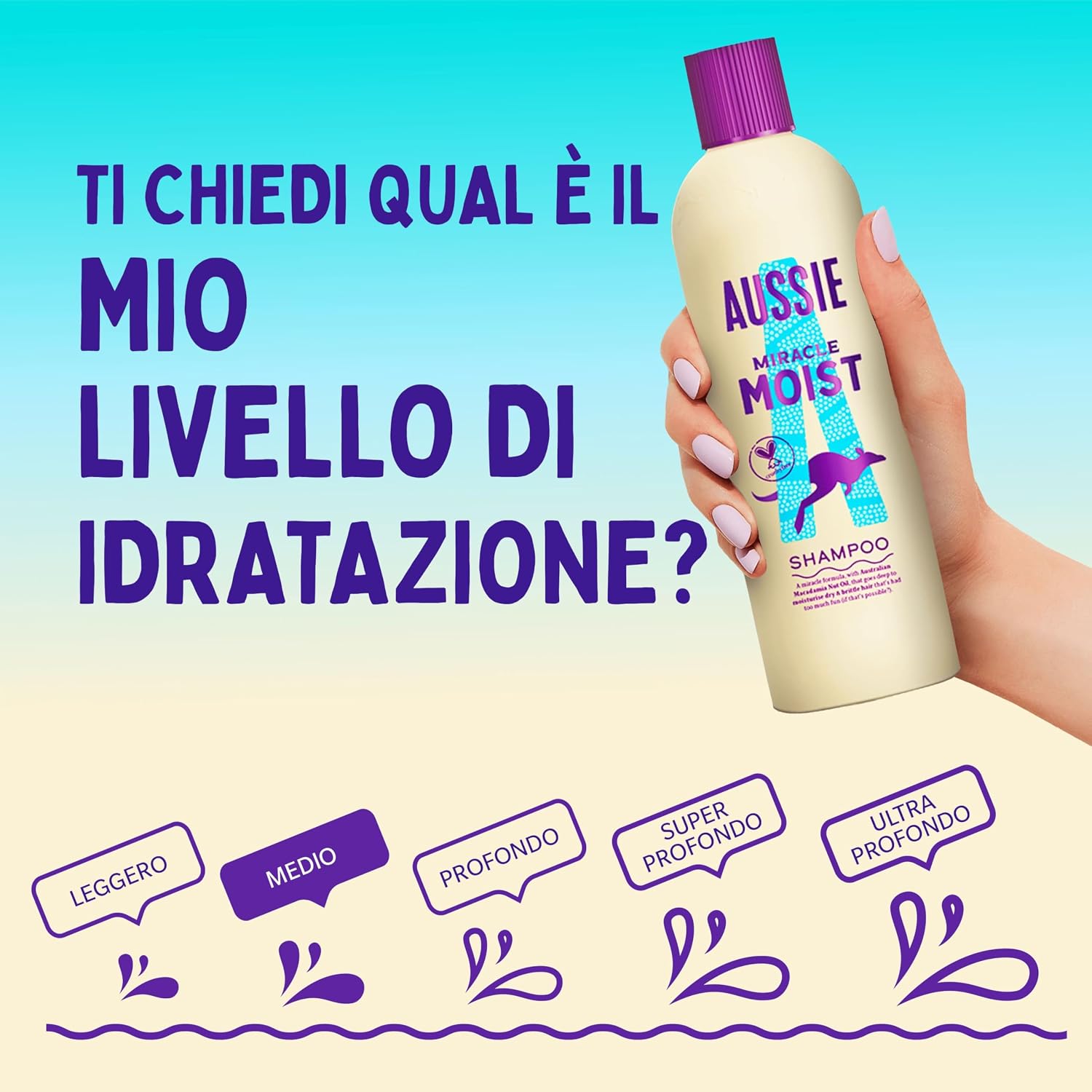 Thumbnail 5 de Aussie Miracle Moist Shampoo idratante 1000 ml