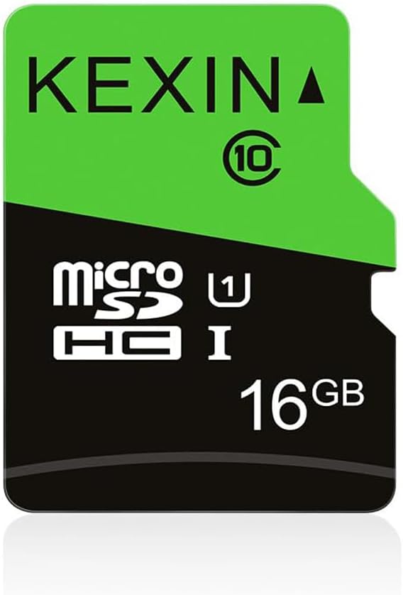 Detalle de KEXIN 16GB Micro SD Card | MicroSDHC UHS-I Class 10 A1 U1 – Durable, compact memory for everyday devices