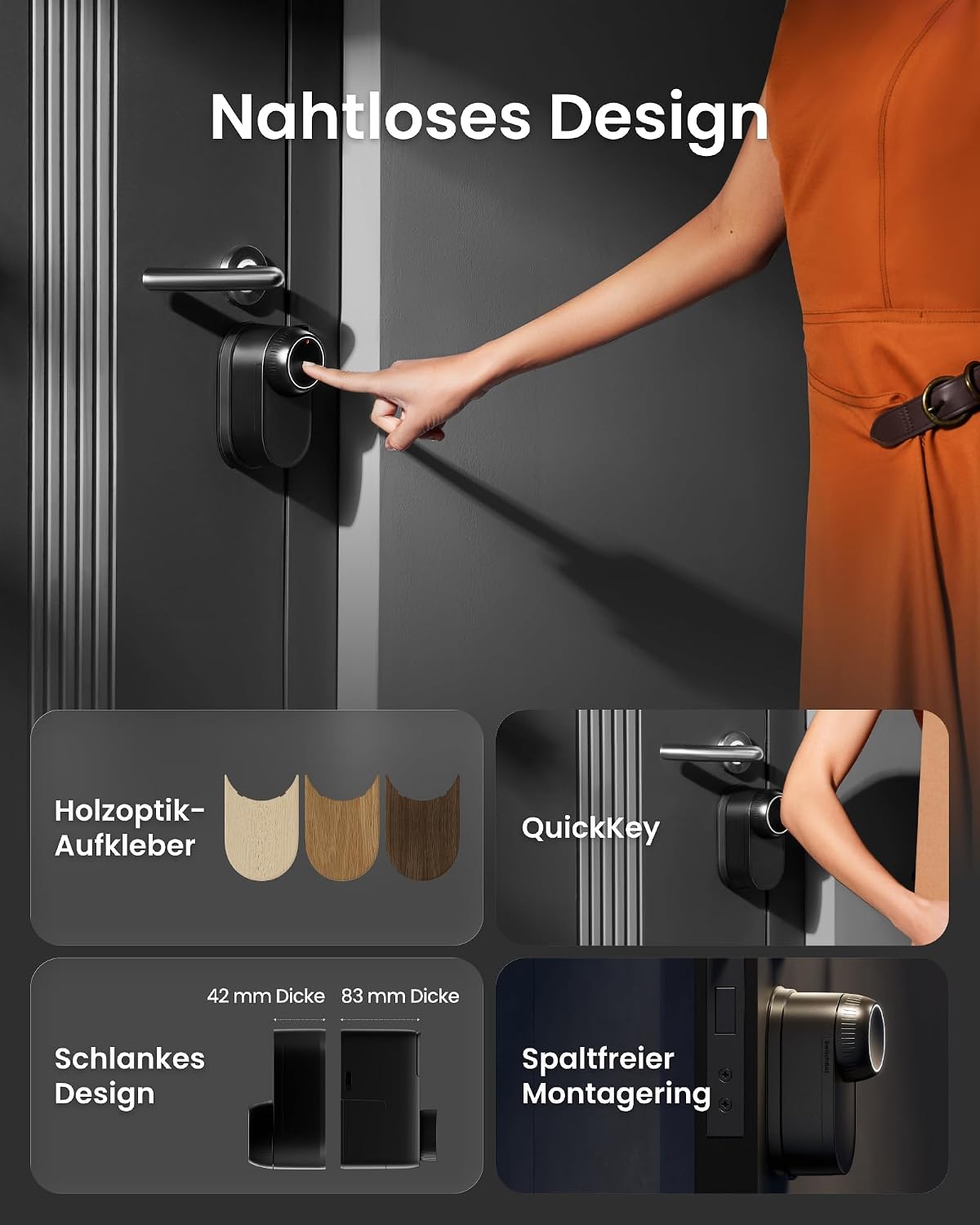 Detalle 2 de SwitchBot Smart Lock Ultra Vision WLAN